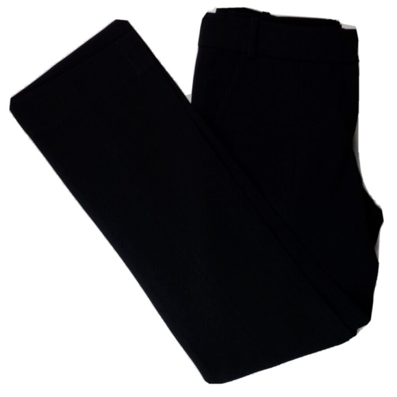 Diane von Furstenberg Pants | Size 0 | Black Straight Leg Stretch - Picture 3 of 8
